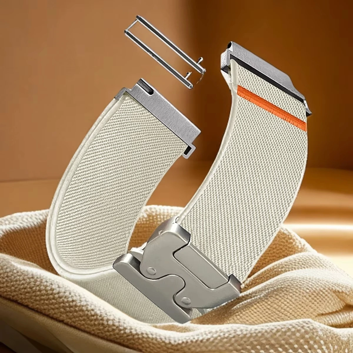 2 шт. 20 мм 22 мм ремешки для часов Samsung Galaxy Watch 7 6 5 4 40 мм 44 мм 6Classic 47 мм нейлоновый ремешок для Huawei Watch GT5 Pro 4 3