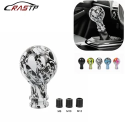 RASTP-Universal Acrylic Graffiti Gear Shift Knob Ball Manual Transmission Shifter Lever Knob Handle Knob RS-SFN156