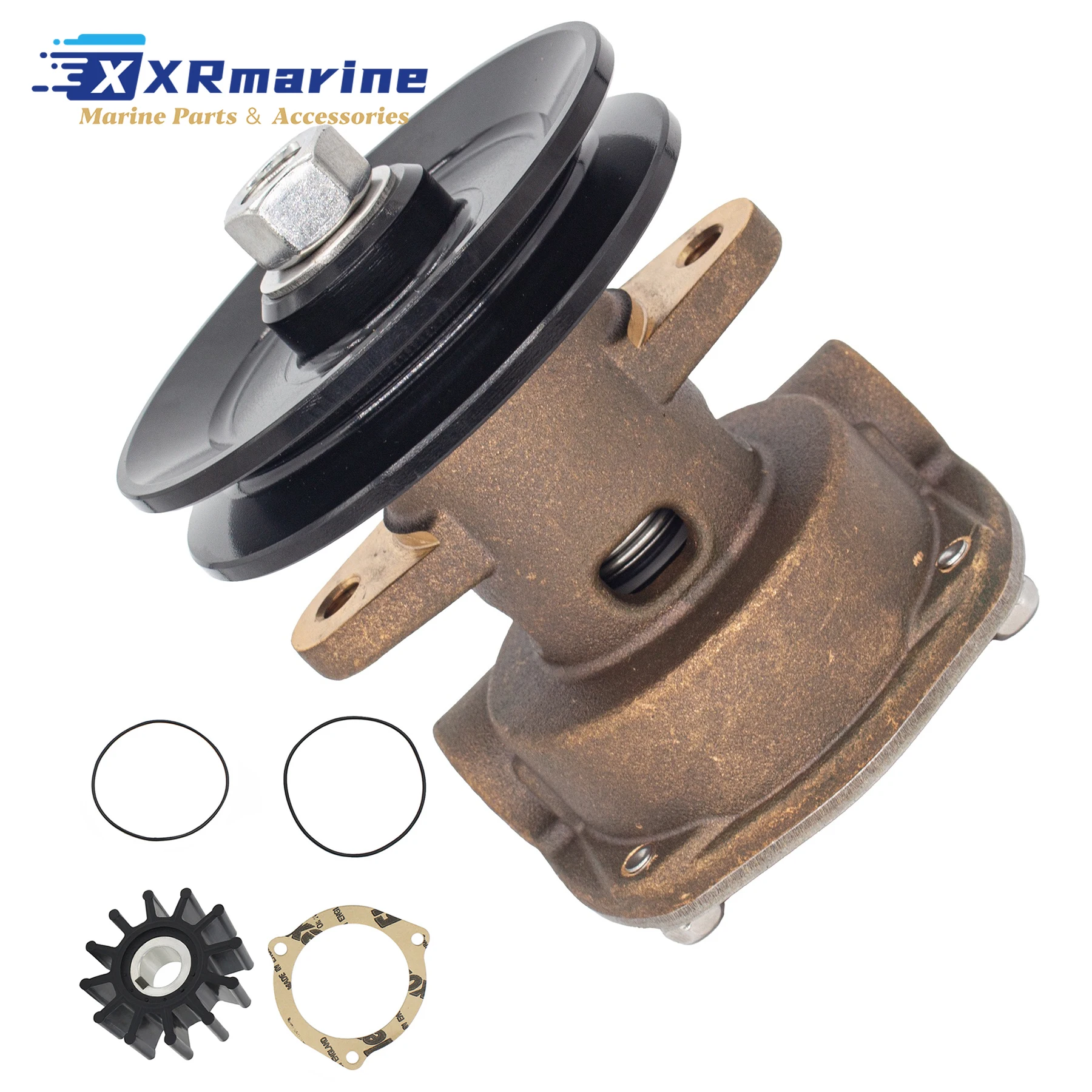 

Морской водяной насос для насосов Kohler 267373, 246489, 344089, насосов Sherwood G906P, G906, G907P, G907. Замена JPR-SE7107P, JPR-KL10IP2.