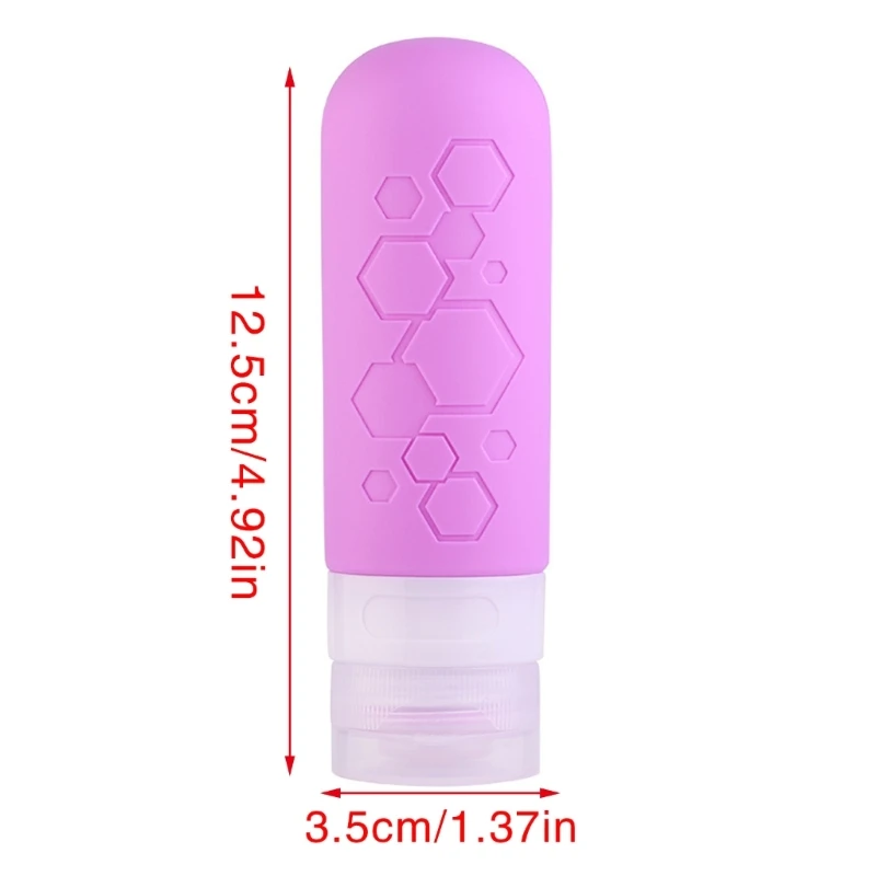 Silikonowa butelka podróżna wielokrotnego napełniania Pojemnik na kosmetyki rozmiarze podróżnym
