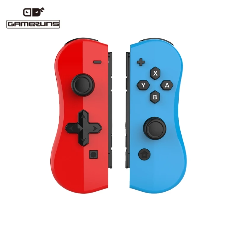 

GAMERUNS NS008 джойстик для Nintendo Switch/Lite/OLED L/R BT Беспроводное управление двойная вибрация 6-осевой гироскоп с пробуждением/скриншот