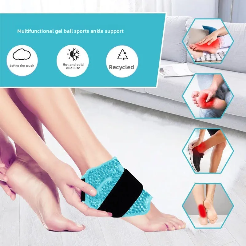 

Многоцелевой холодный/горячий двухсторонний плюшевый накидка на щиколотке — удобный дизайн на флисовой подкладке для снижения отеков