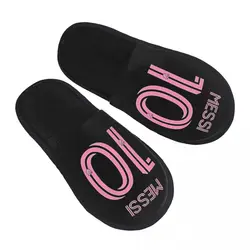 Winter House Slippers Messied 10 Inter Miami Merch Household Fur Slides Slippers Indoor Cozy Anti-skid Slides