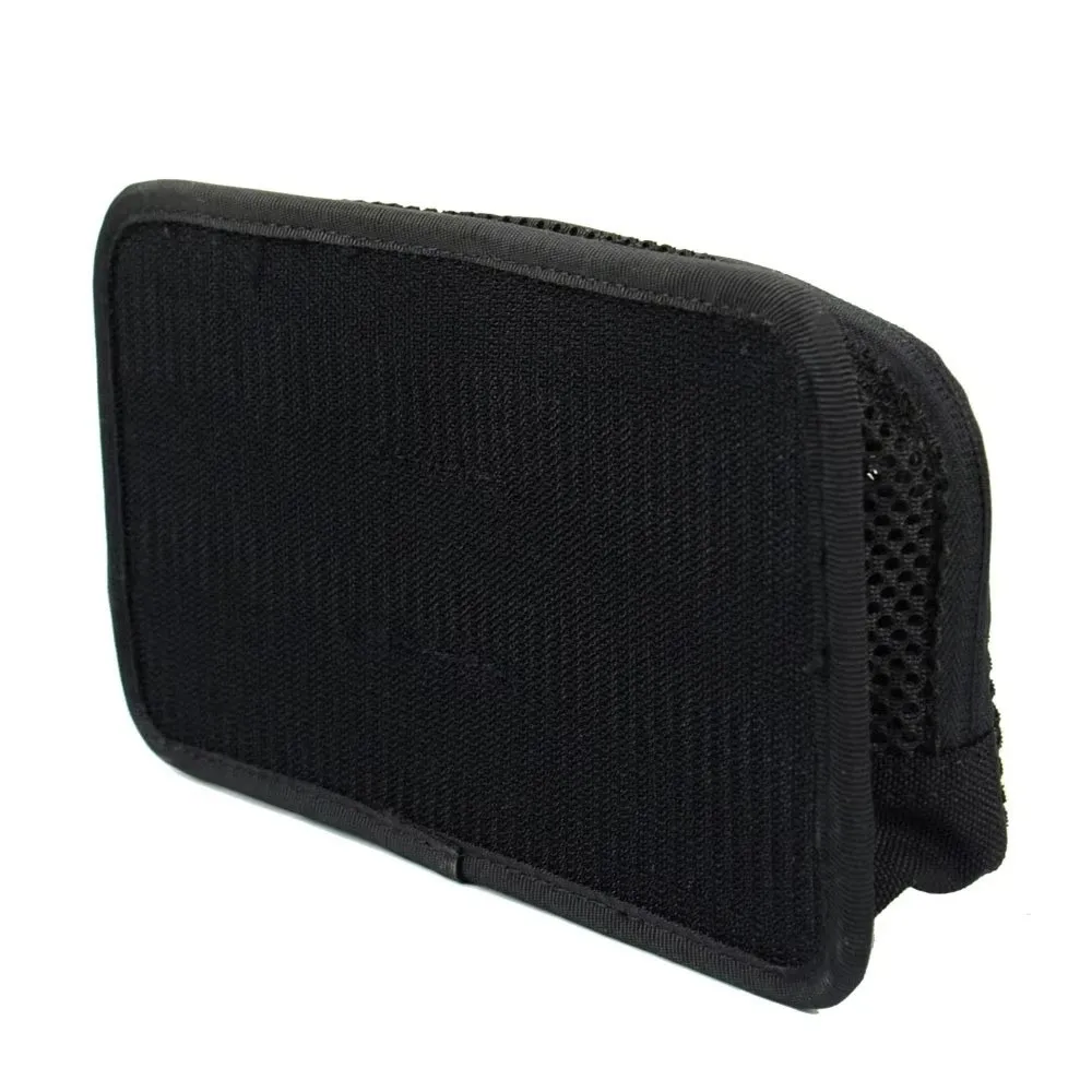 Nylon Internal Mesh Pocket Breathable Lightweight Modular Insert Pouch Hook Loop Fastener EDC Tool Admin Pack Bag