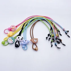 Sangle de lunettes de sport pour enfants, divers animaux de dessin animé, protection élastique pour enfants, ULde KrasnoRope coordonnante, porte-crochet d'oreille