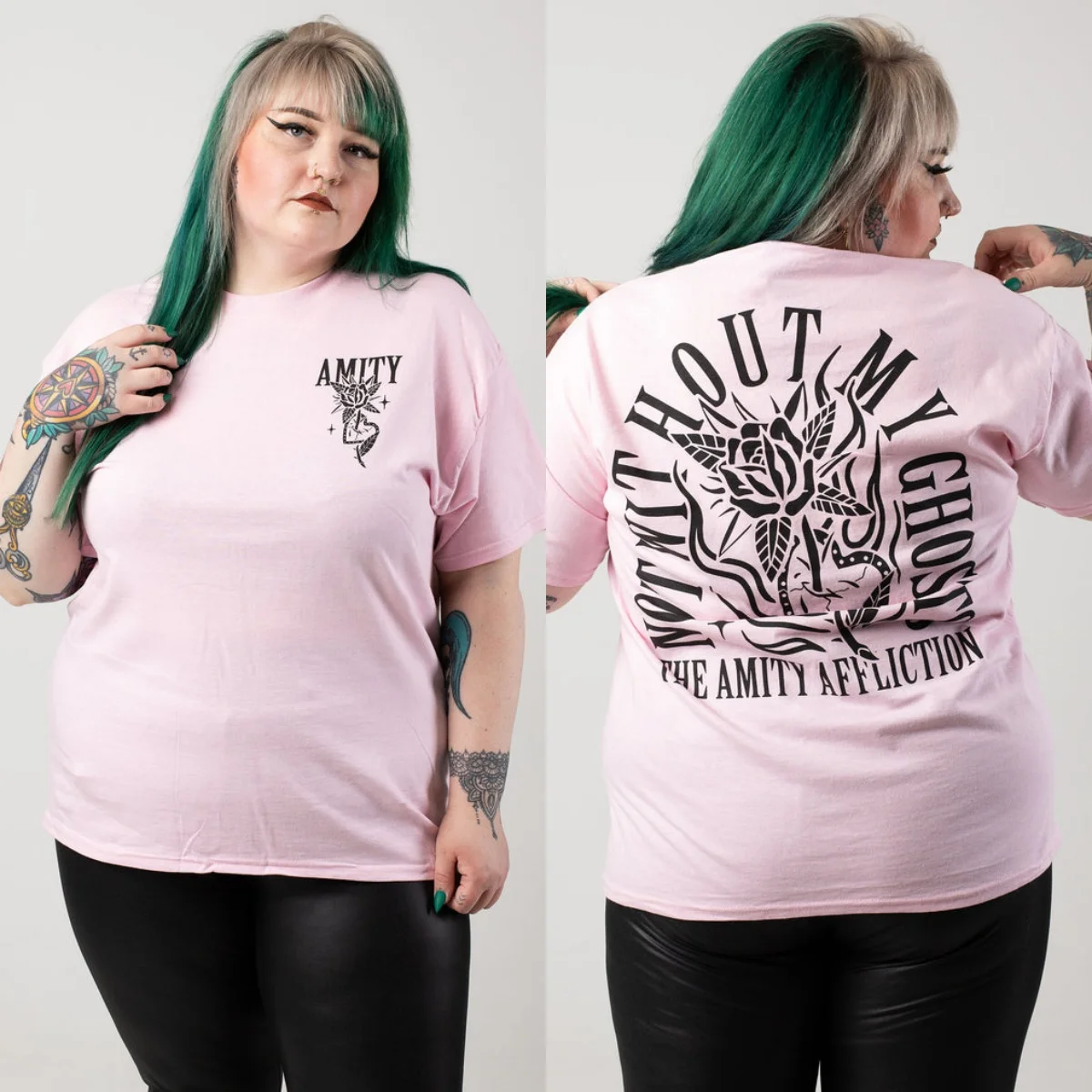 Best The Amity Affliction Graphic Cotton T-shirt Unisex Summer Short Sleeve Fashion Brand Tee Luxury Casual Vintage Tees