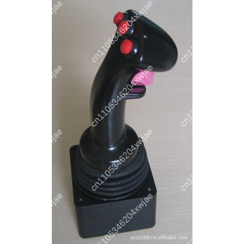 Professional Dual-Axis Industrial Joystick Metal Construction with Adjustable Resistance and Encoder