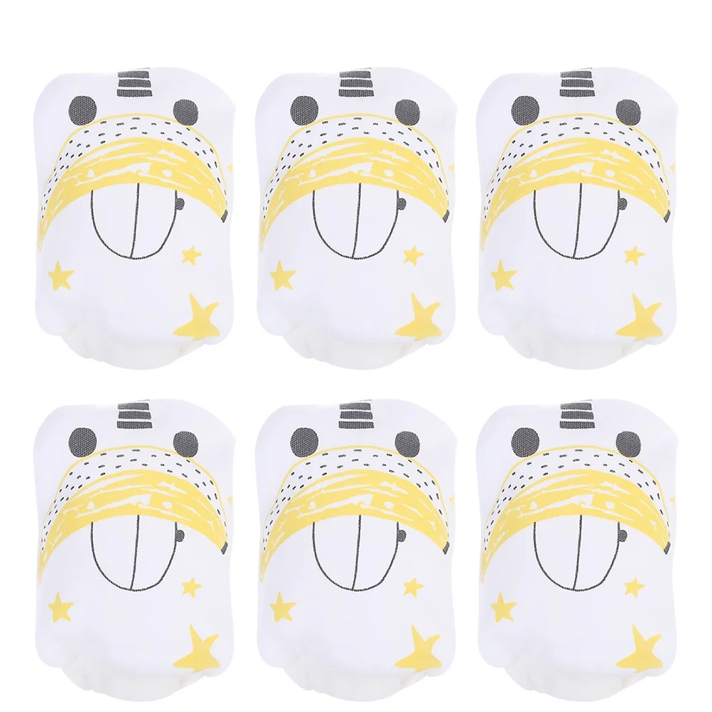 

3 пары детских перчаток против царапин, хлопковые варежки для младенцев, регулируемые дышащие, приятные для кожи, хлопковые детские перчатки с защитой от царапин