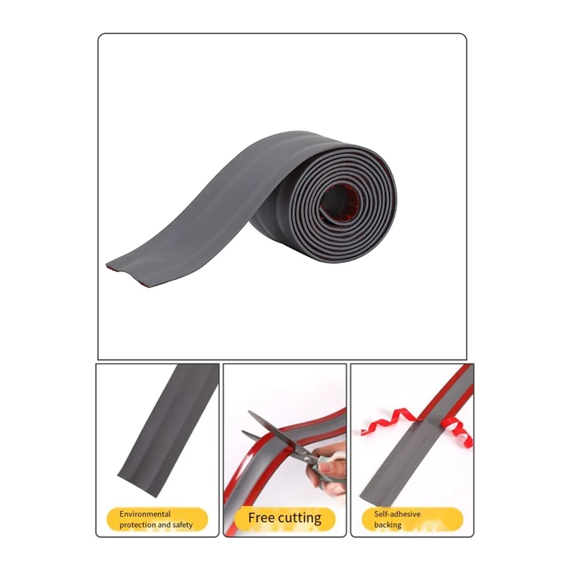 

HHO-Decorative PVC Surface Mounted Self-Adhesive Cable Tray Cover Anti Stepping Ground Exposed Wire Conduit