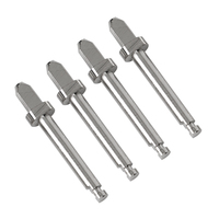 4Pcs Dental Mandrel CA 2.35mm Stainless Steel RA Shank Rotary Tool Handle for Silicone Composite Polisher Low Speed Handpiece