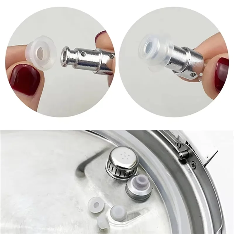 AT51-Pressure Valves Set For Instant 3/5/6QT Pressure Cooker Pressure Cooker Accessories Steam Release Valves Pressure Valves