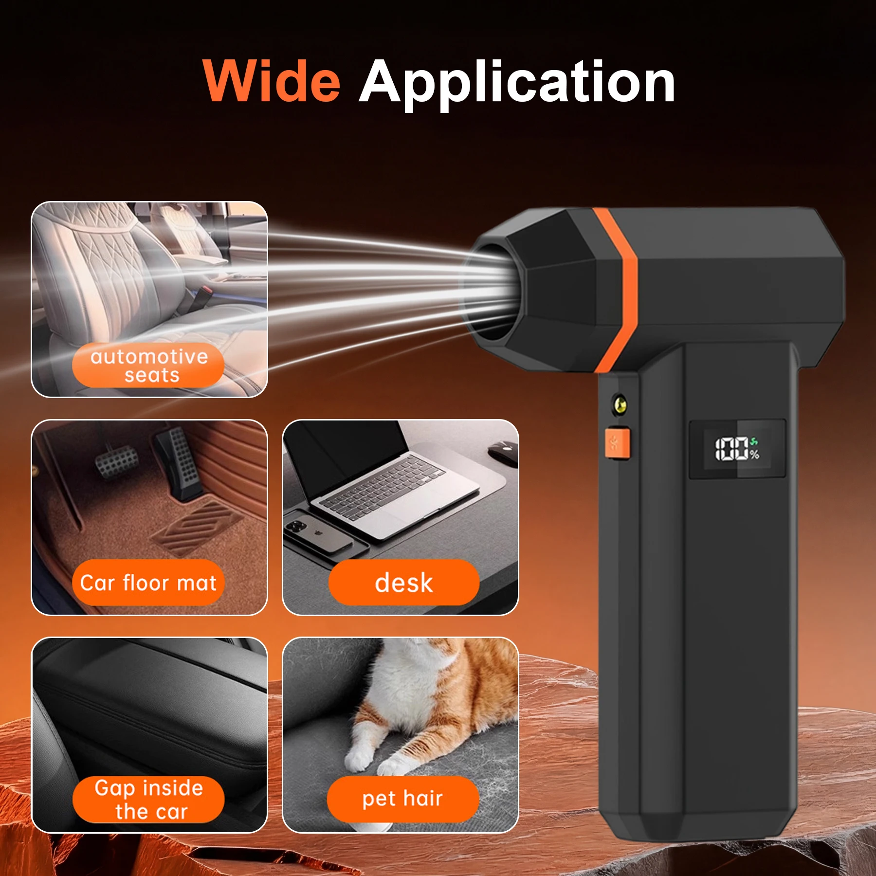Güçlü 140.000 RPM Kablosuz Hav - Car Vacuum Cleaner incelemesi ve fiyatı