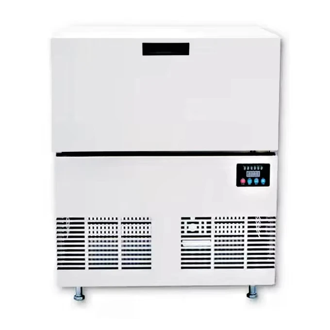 Commercial Undercounter Square Ice Machine Stainless Steel Integrated Compressor Engine Pump Core Components