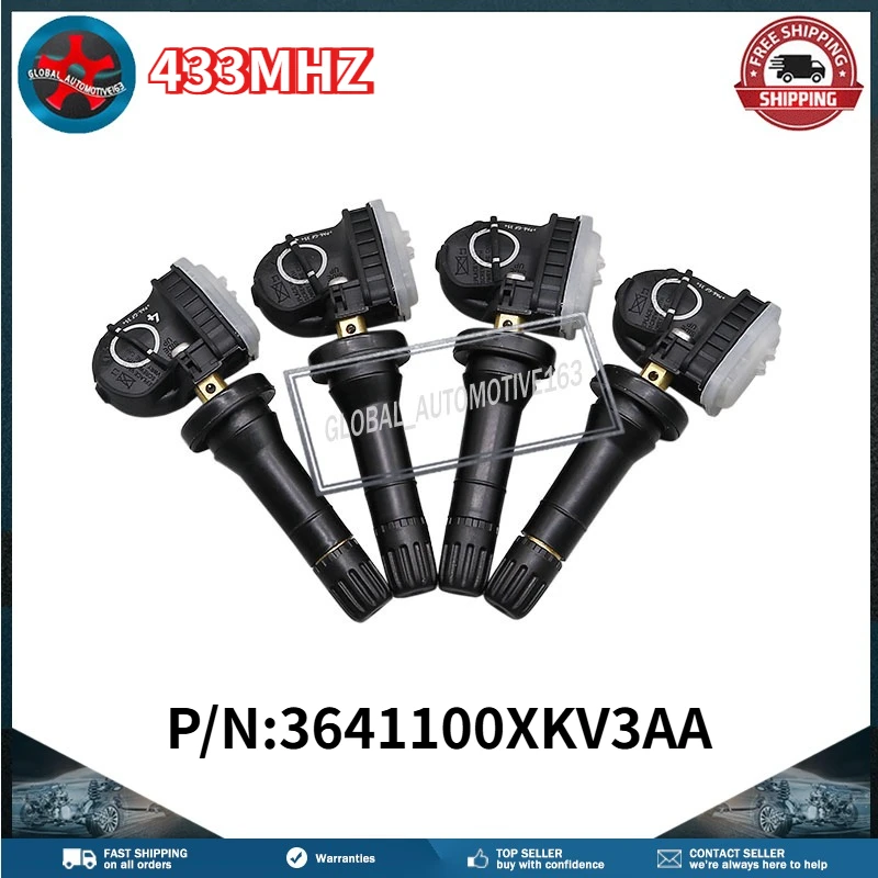 

TPMS Tire Pressure Sensor 3641100XKV3AA 433MHZ For HAVAL H7 H5 H6 H9 Raptor Cool Dog F7 XiaoLong MAX Dargo Great Wall TANK 300