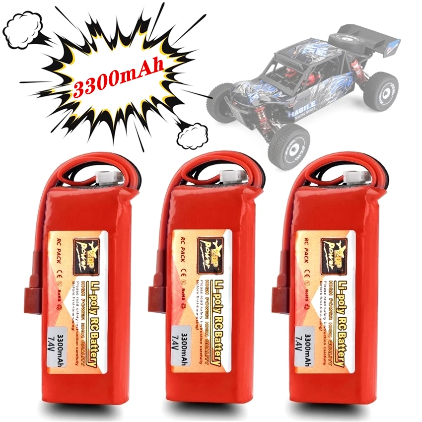 ZOP Power 3300mAh 7.4V 11.1V 14.8V Lipo Battery For RC Quadcopter Helicopter Car Boat Drones Spare Parts 2s 3s 4s Battery