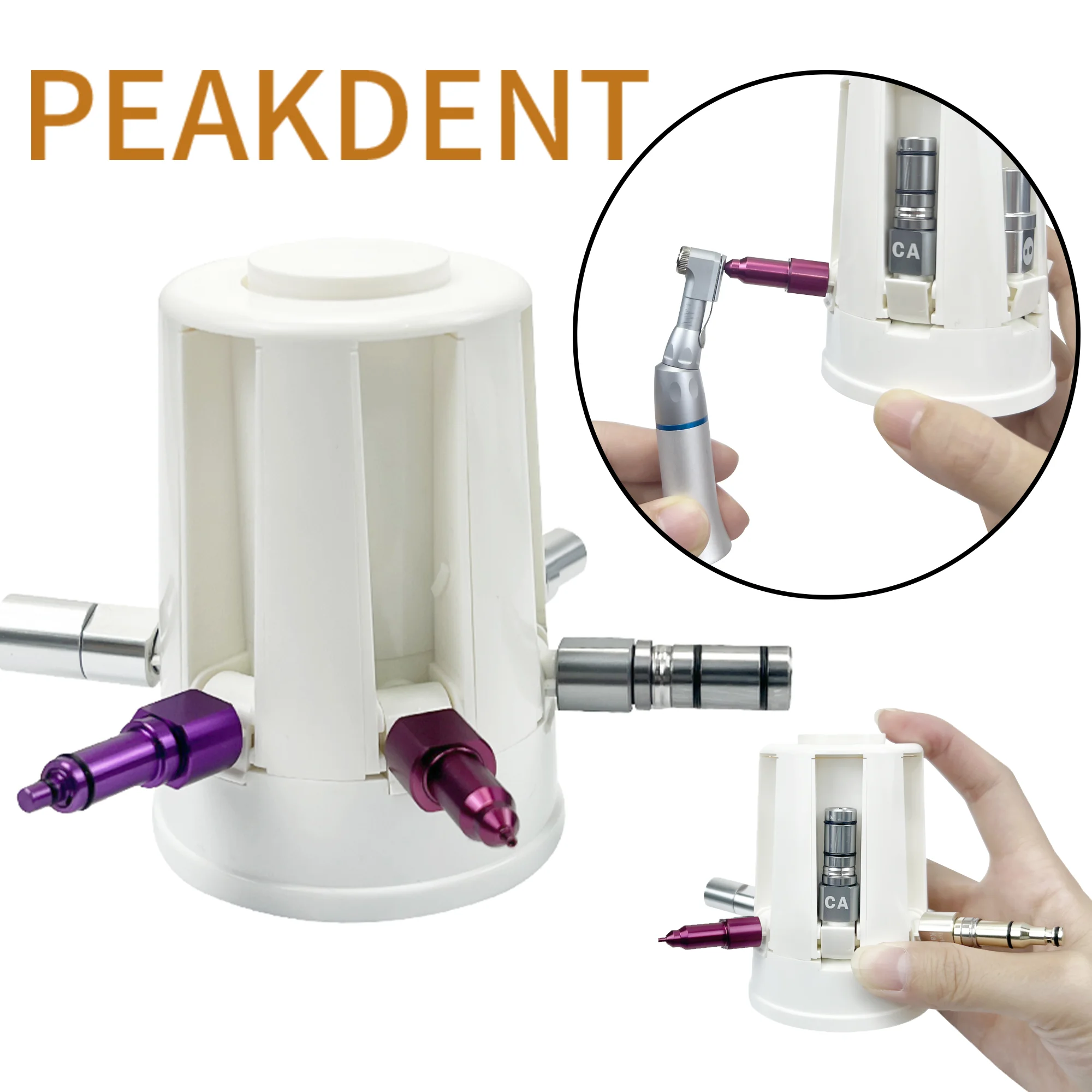 Dental Handpiece Cleaning Oil Lubricator With 5 Style Connector Portable Maintenance Tools Standard Spray Dentistry Tool