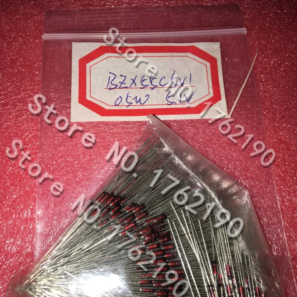 500PCS/LOT BZX55C5V…