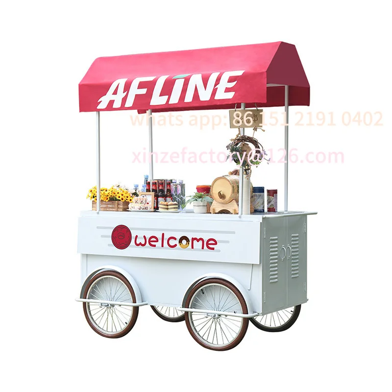 تخصيص الحديد المطاوع السلع المنقولة الحلوى المشروبات تعزيز سوق السيارات السوق الليلي وجبة خفيفة شارع كشك السيارة