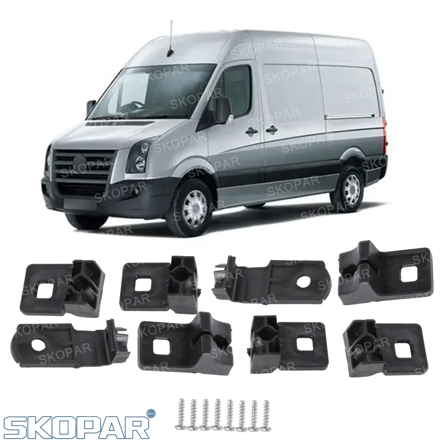 ل VW crafer 2006 2007 2008 2009 2010 2011 2012 2013 2014 2015 2016 سيارة الجبهة العلوي قوس رئيس مصباح طقم تصليح #1