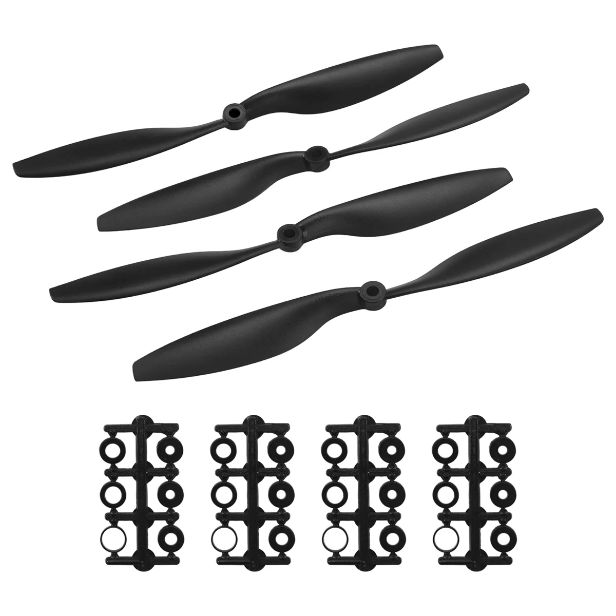 

AA58 4x 1045 10 inch Dia 4.5 inch Pitch CW/CCW Rotating Propeller blades RC Quadcopter Prop