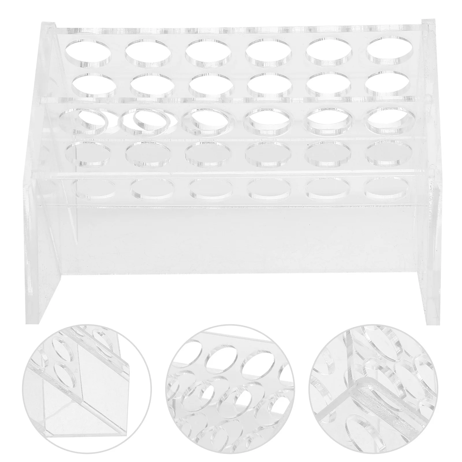 Tube Rack Stable Durable Angled Test Tube Holder Lab Storage Organizer Stand 10ml 15ml Tubes Test Tubes Rack