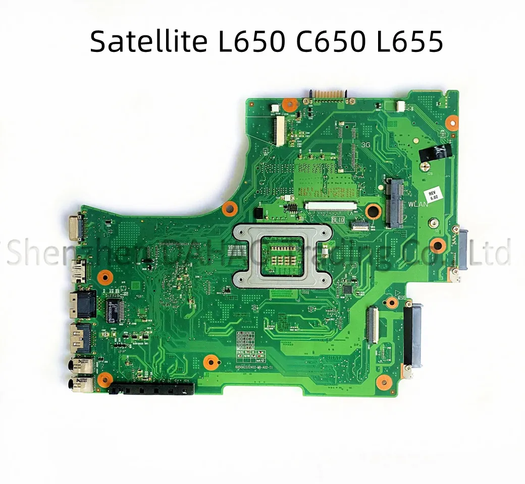 Imagem -02 - para Toshiba Satellite L650 L655 Placa-mãe Portátil com Chipconjunto Hm55 Ddr3 6050a2332401 6050a2332402-mb-a02 V000218010 V000218080