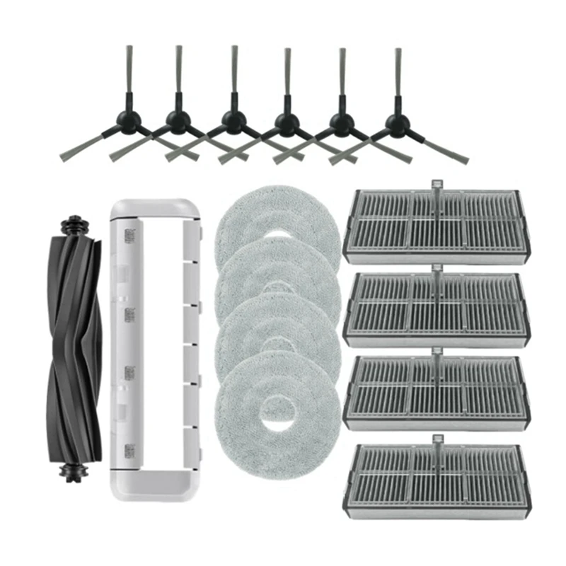

AU-For Dreame X30 Ultra, X30 Pro Vacuum Cleaner Replacement Accessories Main Side Brush Filter Mop Cloth