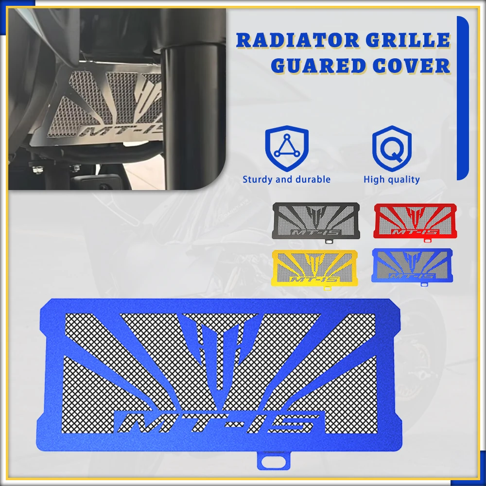 

For Yamaha MT-15 M-SLAZ 150 MT 15 V1 & V2 2018 2019 2020 2021 2022 2023 2024 Motorcycle Radiator Cover Water Cooler Guard Grille