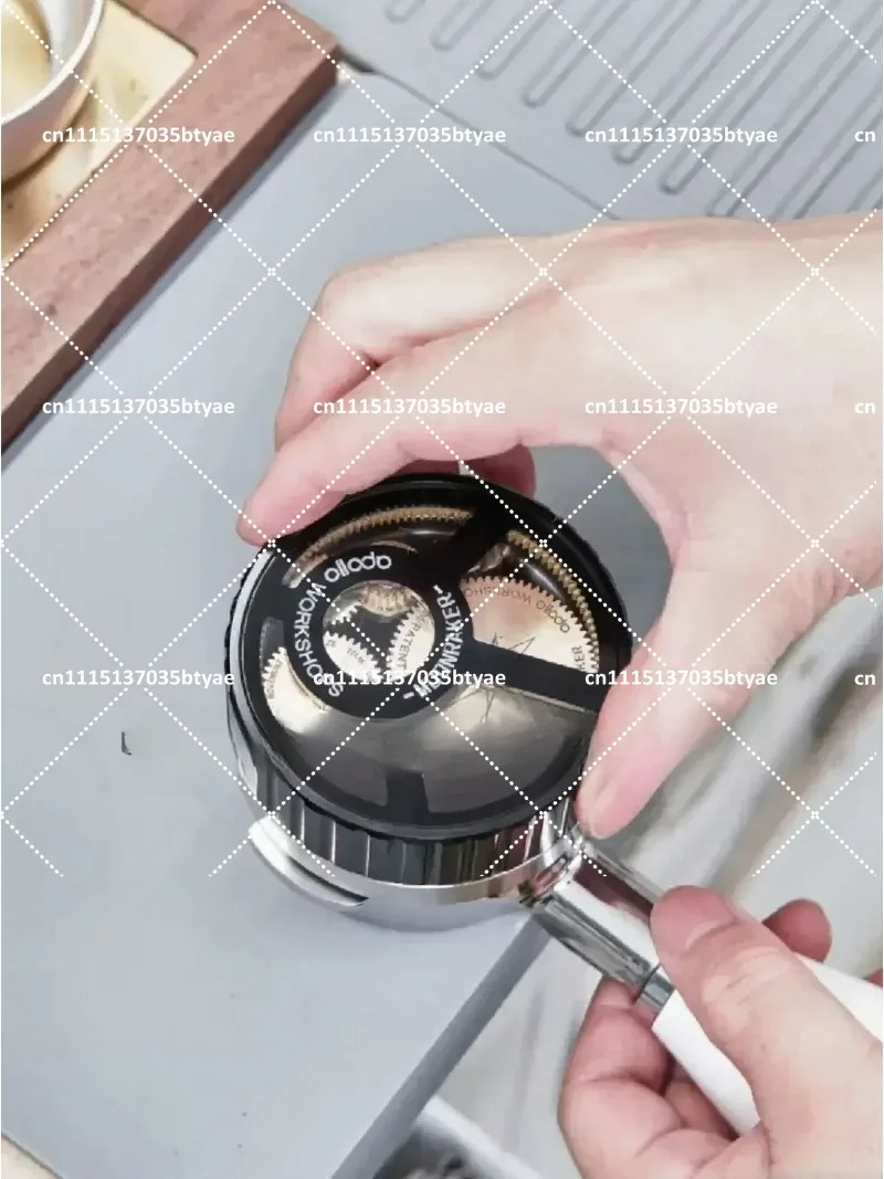 58mm Coffee Distribution Tool Espresso Equipment Planetary Gear Disperses Clumps WDT Tool