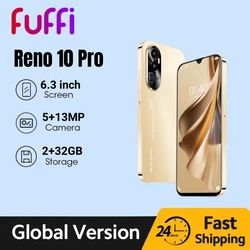 FUFFI-Reno 10 Pro,Cell phone,6.3 inch,32GB ROM,2GB RAM,3500mAh,Smartphone,Android,5+13MP,celular,Google Play Store,Mobile phones