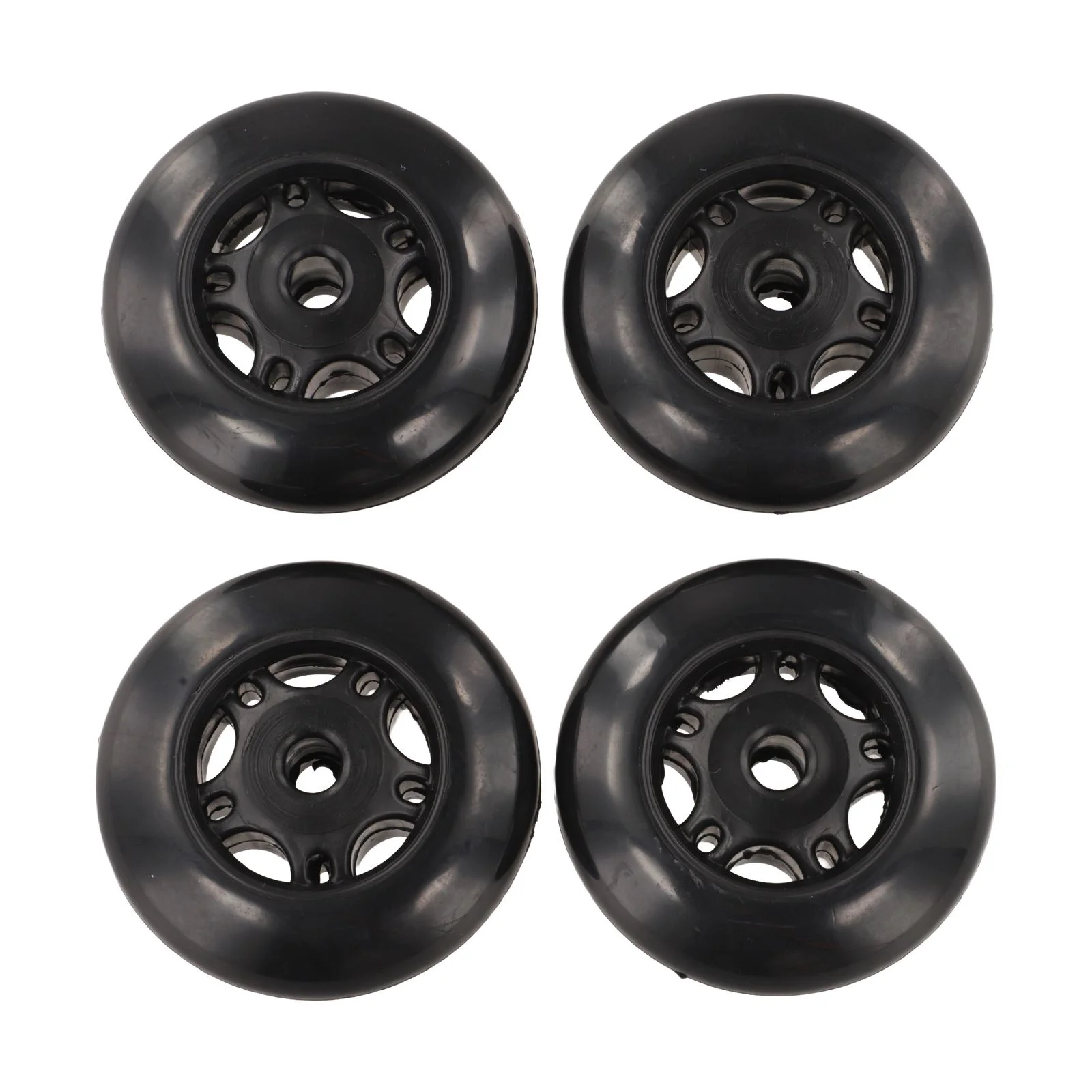 4pcs Standard Size Fitness Machine Wheels for Treadmill Base and For Exercise Bike Chassis 70mm Dia 25mm Thick