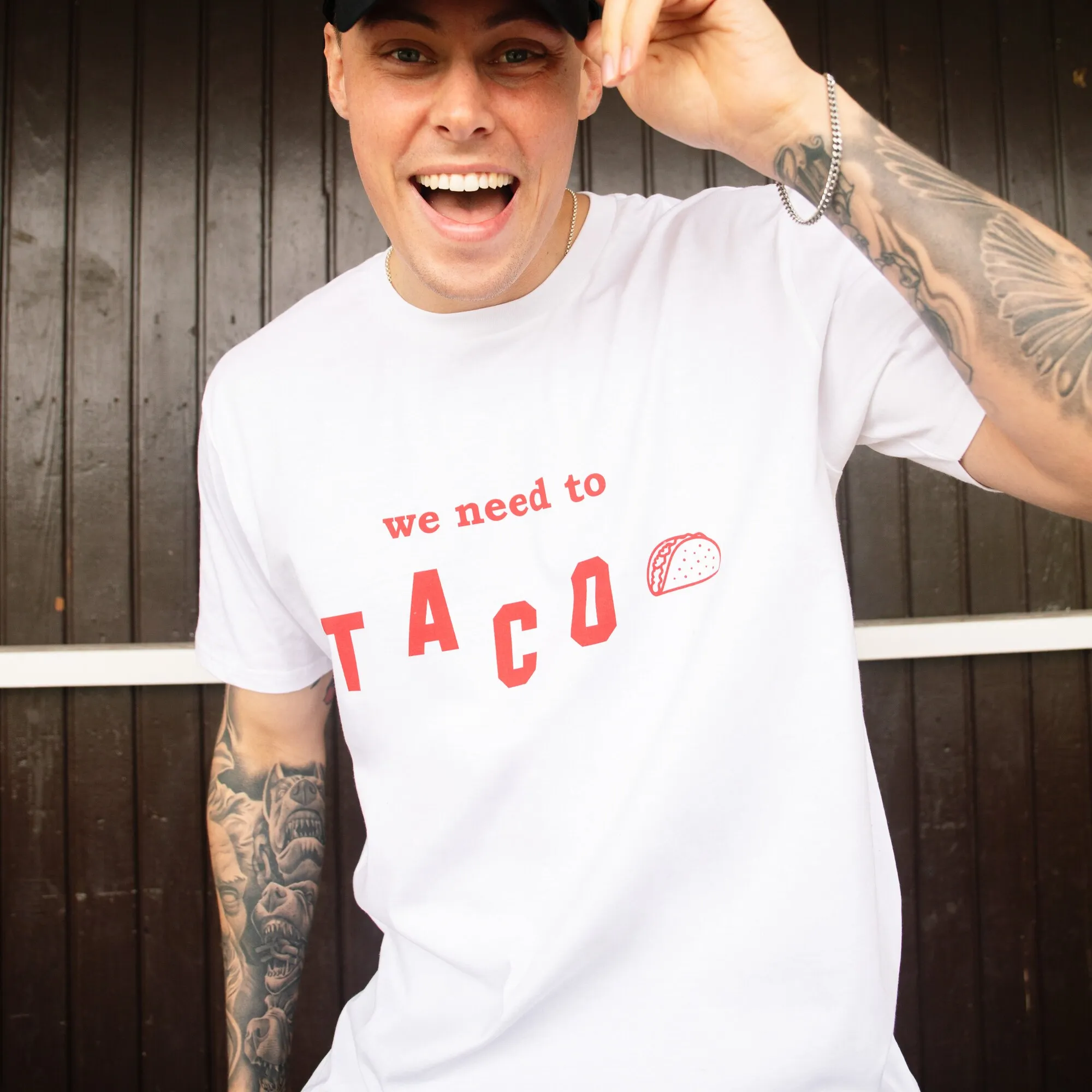 We Need To Taco Men's Slogan T-Shirt