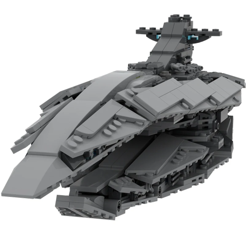 747 PCS Space War Model Leviathan Interdictor-Class Cruiser - MIDI Scale MOC Customize Modular Building DIY Holiday Toy Gifts