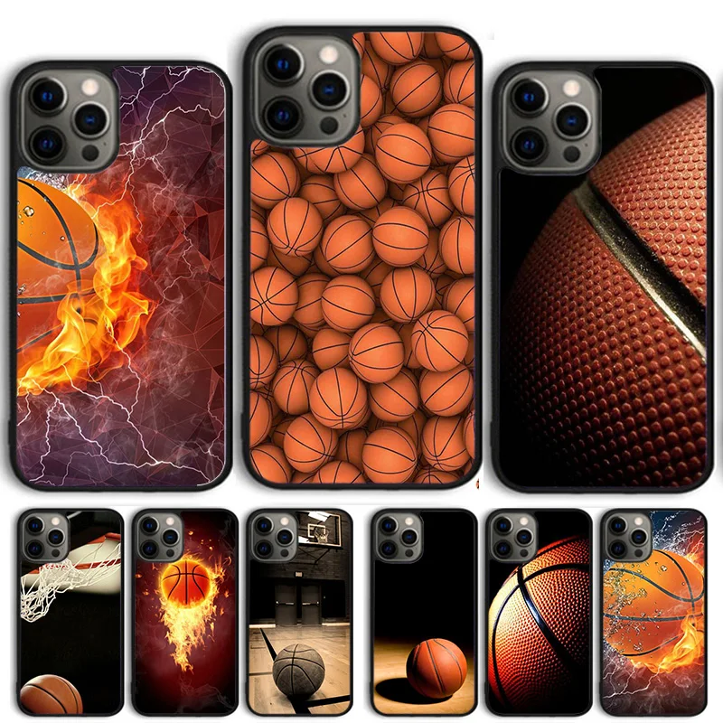 

Basketball Sport Phone Case Cover For iPhone 17 Air 15 16 14 13 12 Pro Max 11 Pro Max Plus Coque Shell