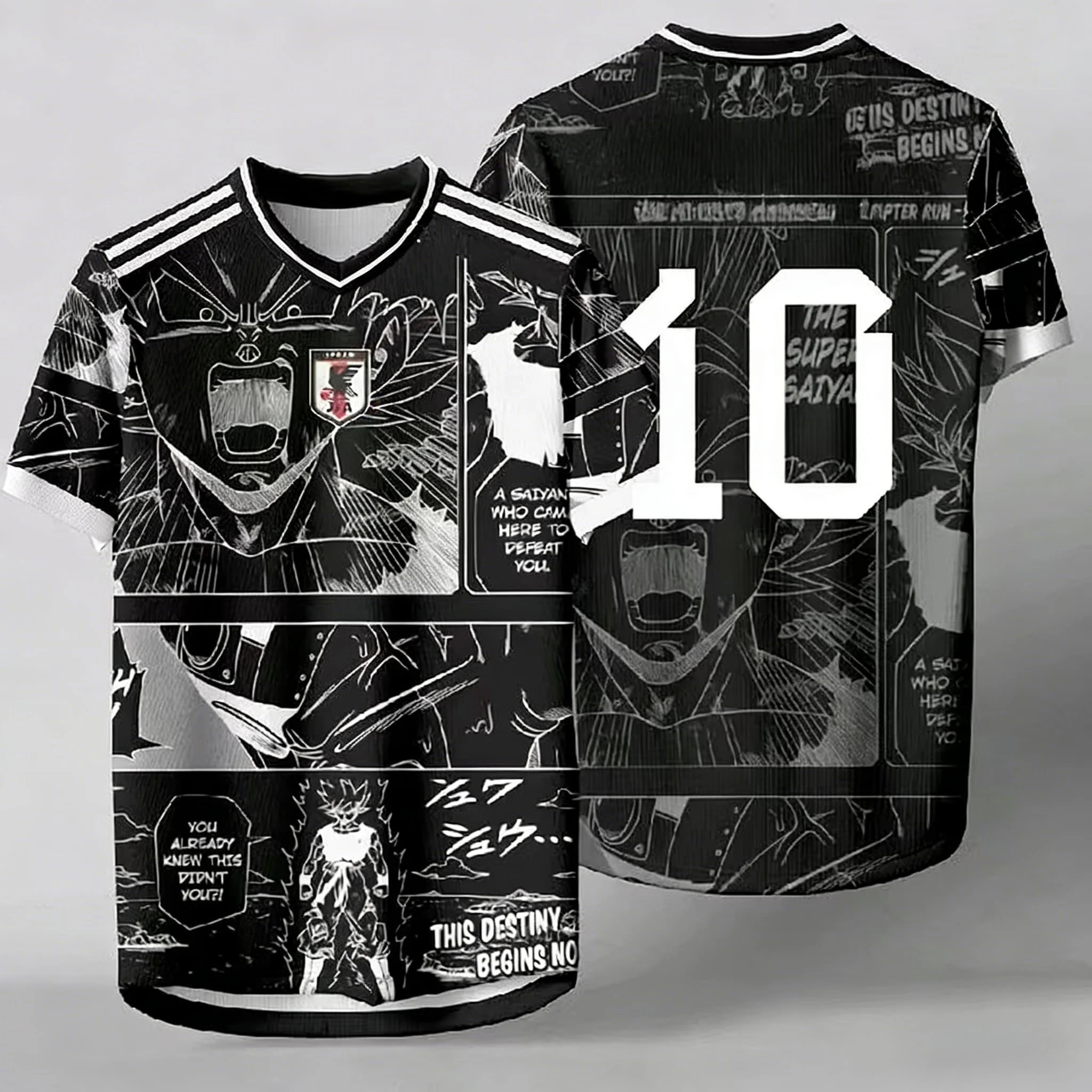 2026/27 Dragon Ball Z: Goku Japanisches Fußball-Eltern-Kind-Anime-Shirt Sport-T-Shirt Reise nach Westen Zolt Goku Anime-Shirt – Detail 8
