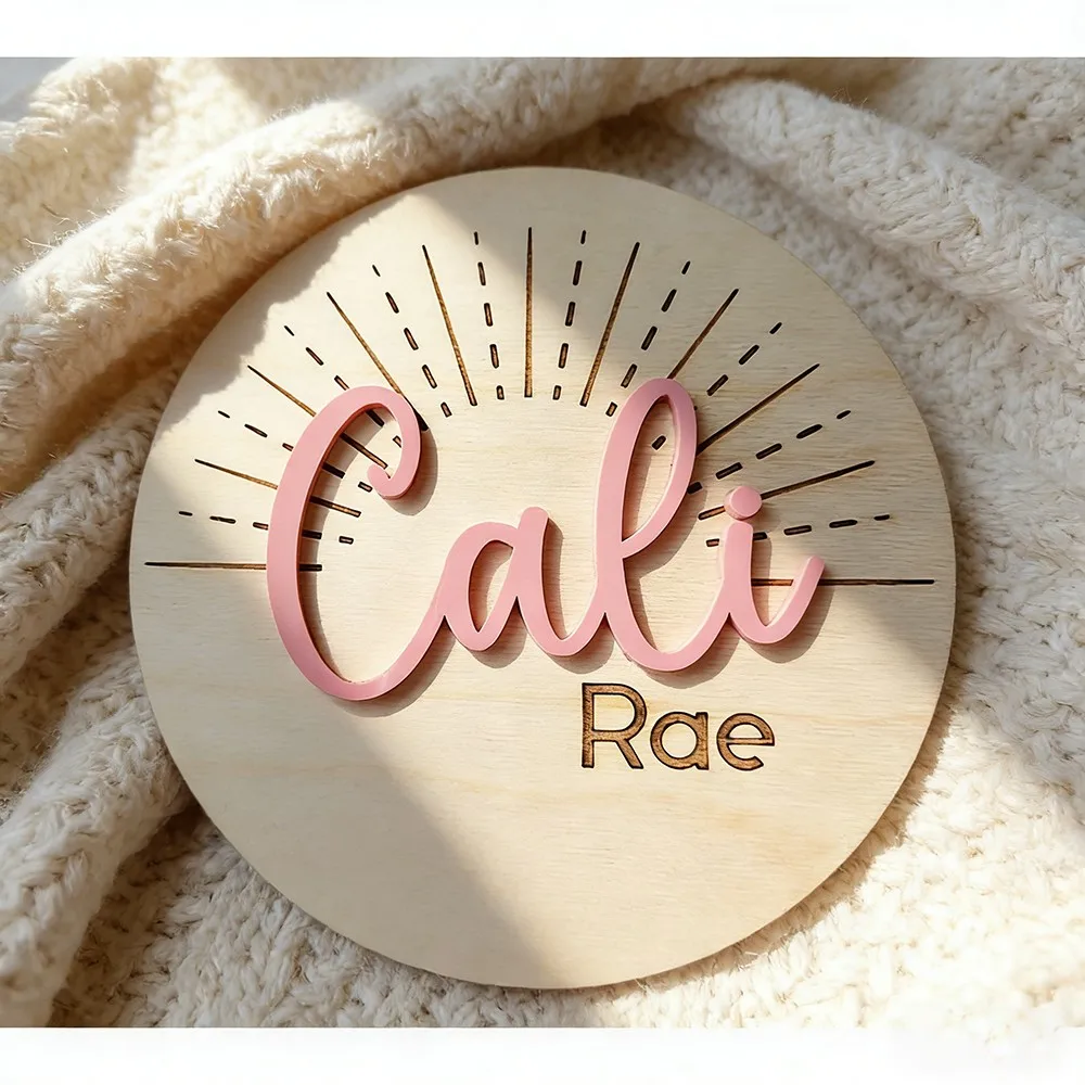 1 Stück Individuelles Holz-Namensschild für Zuhause, Zimmer, Büro, Wand, Tür, DIY, bemalbar, Kindergeschenk