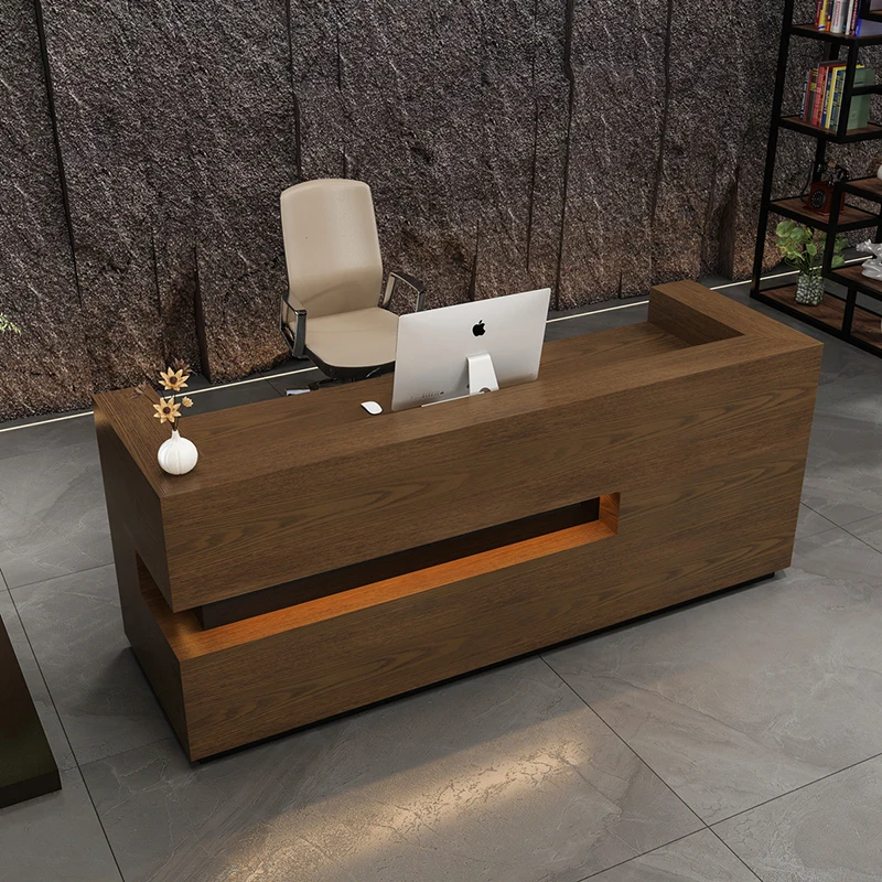 Commercial Standing Desk Executive Nail Luxury Hotel Reception Desk Modern Premium Rezeption Desk Beauty Office Furniture