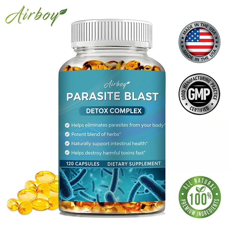 

Parasite Blast - Eliminates Parasites, Intestinal Cleansing Supplement, Promotes Digestive Health, and Enhances Liver Immunity
