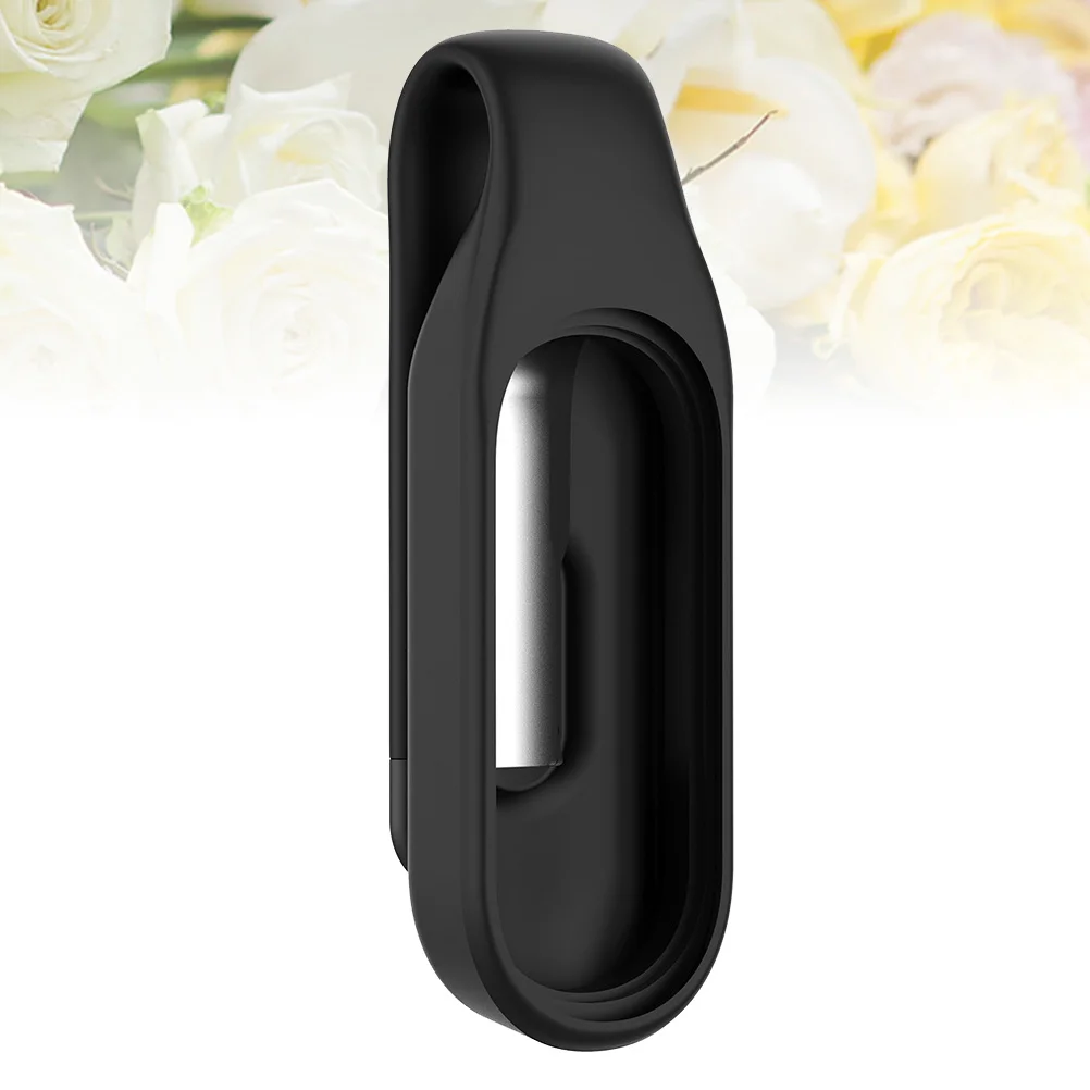 قطعة واحدة من حافظة السيليكون بمشبك فولاذي لـ 3 4 حافظة واقية ممتازة مقاومة للصدمات ومضادة للخدش مع حبل قصير #1