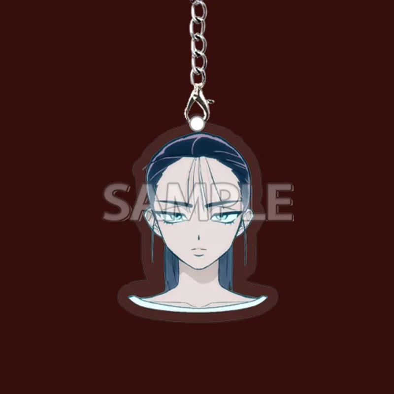 تأثيري الغريبة المرحلة Xianya إيفان الأب Xiuya Meizhi Luca المحيطة سلسلة مفاتيح مصنوعة من الأكريليك حقيبة ظهر الطالب قلادة