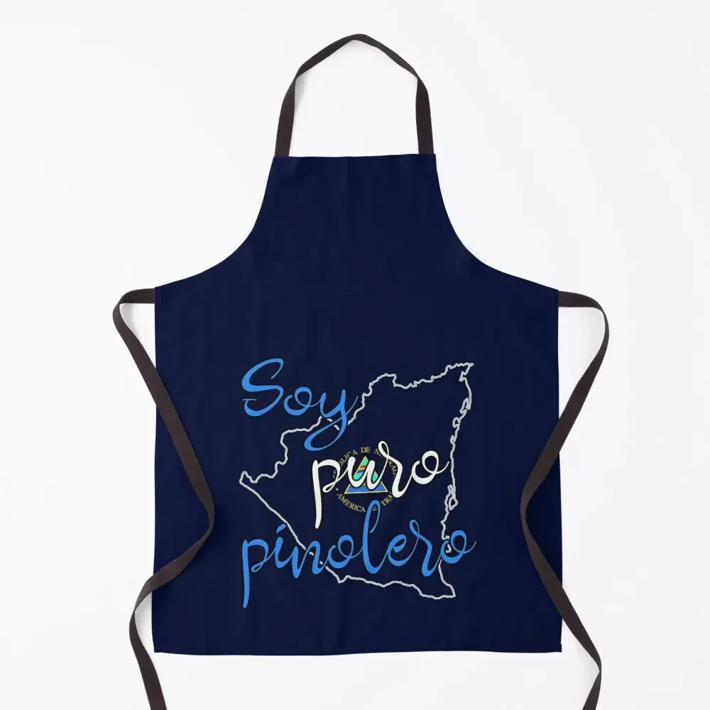 

I'm Pure Pinolero Nicaragua T-Shirts Nicaragua Map T-Shirt Apron Women's Dresses kindergarten teacher Apron