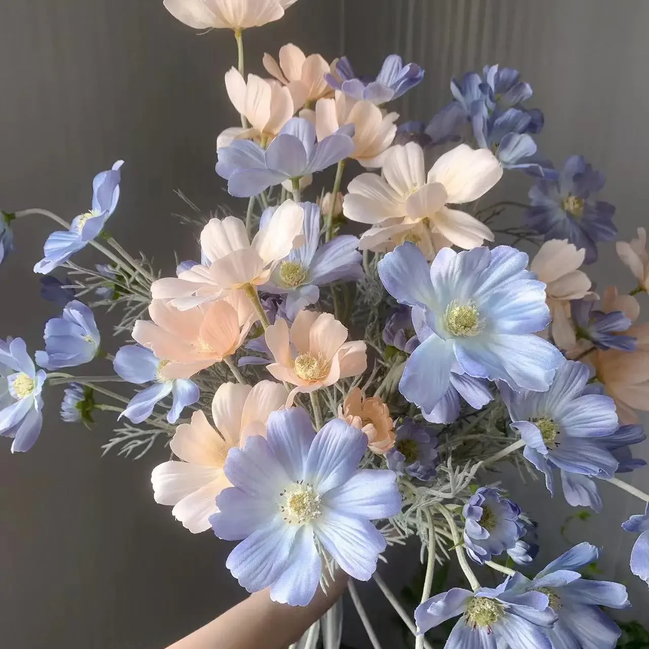 Flores Artificiales de Seda de Manzanilla, 60 cm, Margaritas Blancas, Flores Falsas para Decoración de Habitaciones, Bodas, Mesas, Fiestas, Ramos de Bricolaje, Regalos, 1 Unidad