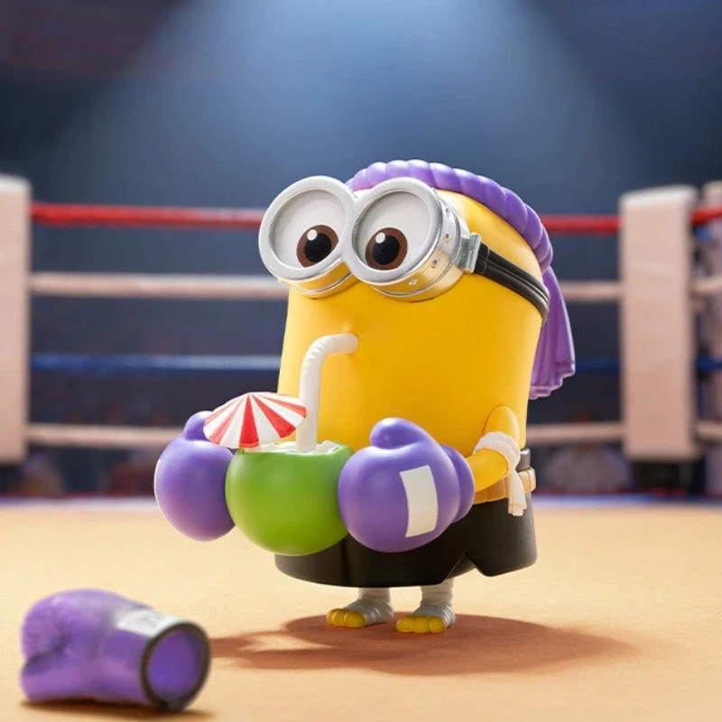 Tcv Popmart Minions Bello World Series Figuren Blind Box Ornament Spielzeug Peripherie Mysteriöse Box Überraschung Geburtstag Begleiter Geschenk