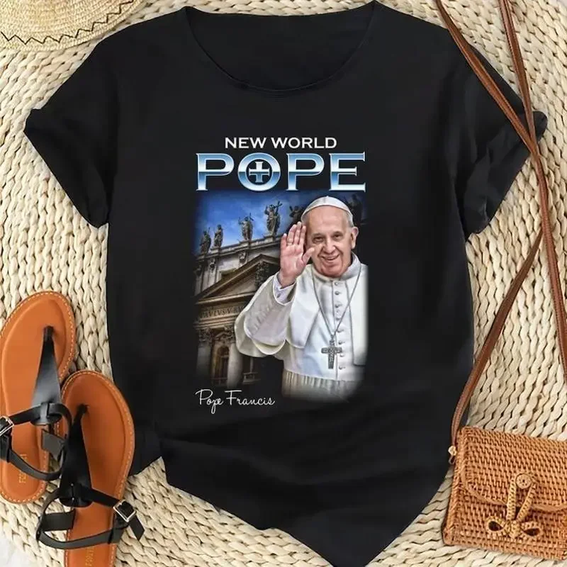 Memorial Pope Francis Papa T Shirt Rip 1936 2025