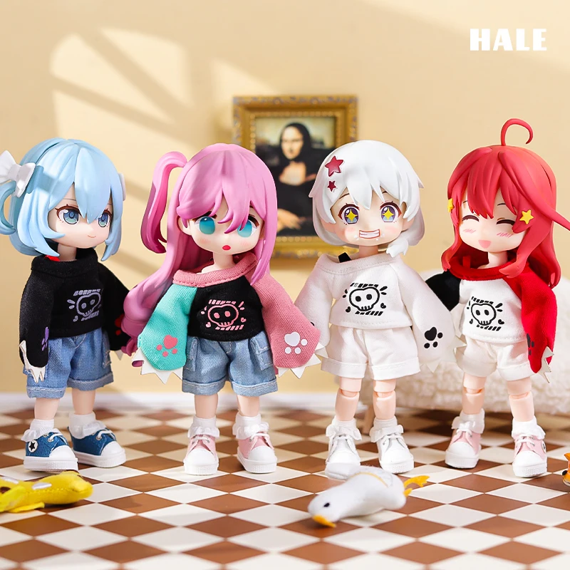 

OB11 Clothes OB11 Beast top Long sleeves over size Jacket Clothes Decoration Molly, GSC Body, 1/12bjd Doll Clothes Toy Clothing