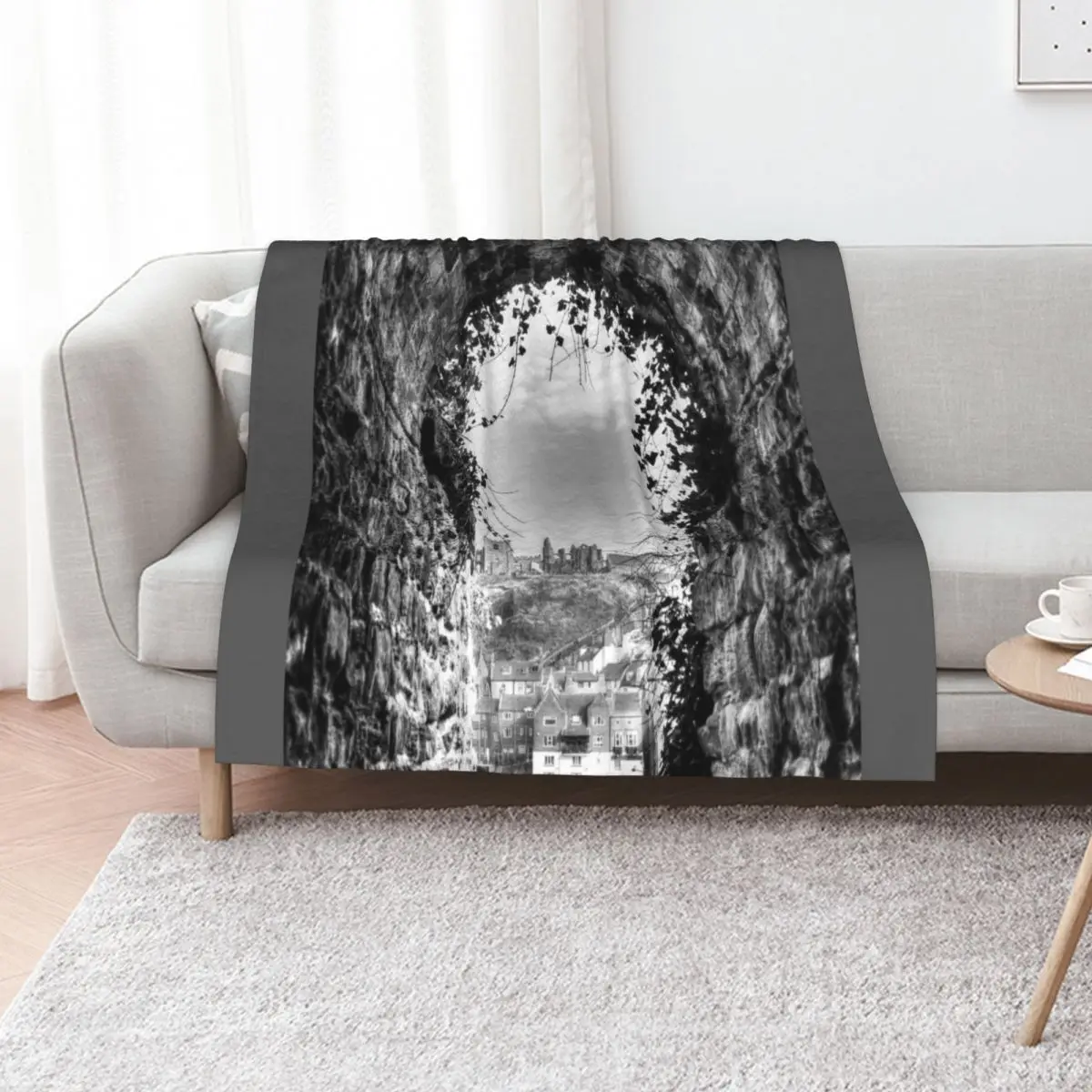 

Whitby Abbey Throw Blanket Bed covers Thermal christmas decoration Custom Blankets