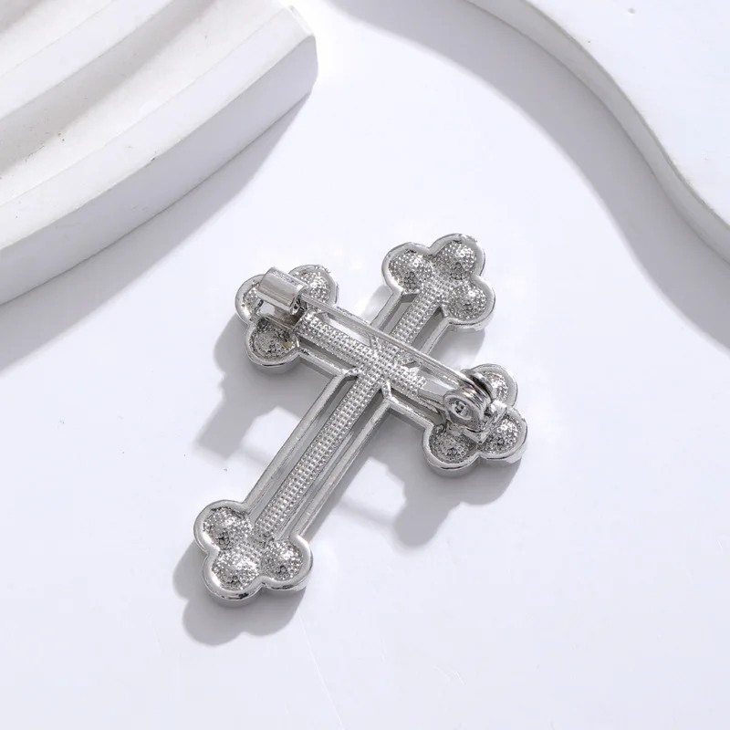 Cross border brooch, suit accessories, high-end alloy, high-end chest flower, shirt collar, clothing badge, decorative buckle