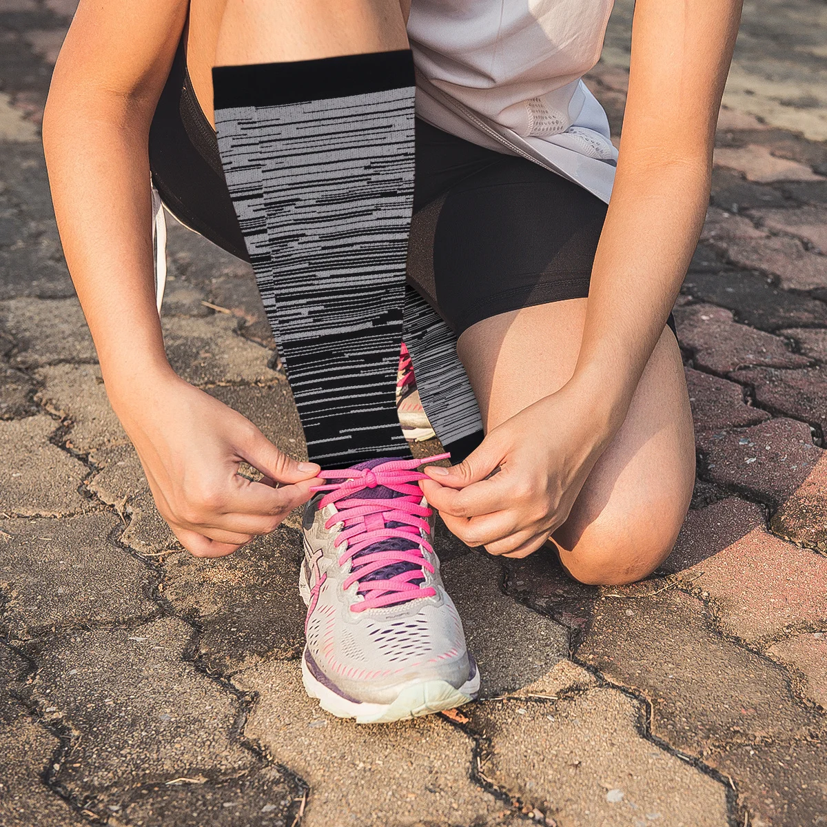 

Knee High Socks Sporty Girls Premium Material Comfortable Lightweight Long Stocking for Summer Winter Athletic Activities Tube