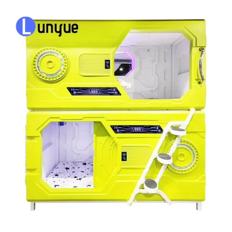 Luxury Soundproof Sleeping Pod Bed Capsule Hotel Sleepbox Container Furniture for Hostel Manufacturer High Quality