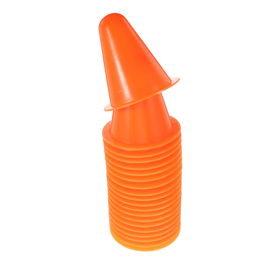 

25Pcs Skating Training Agility Marker Cones Stable Plastic Multipurpose Speed Drills Obstacle Course Sports Markers for Outdoor